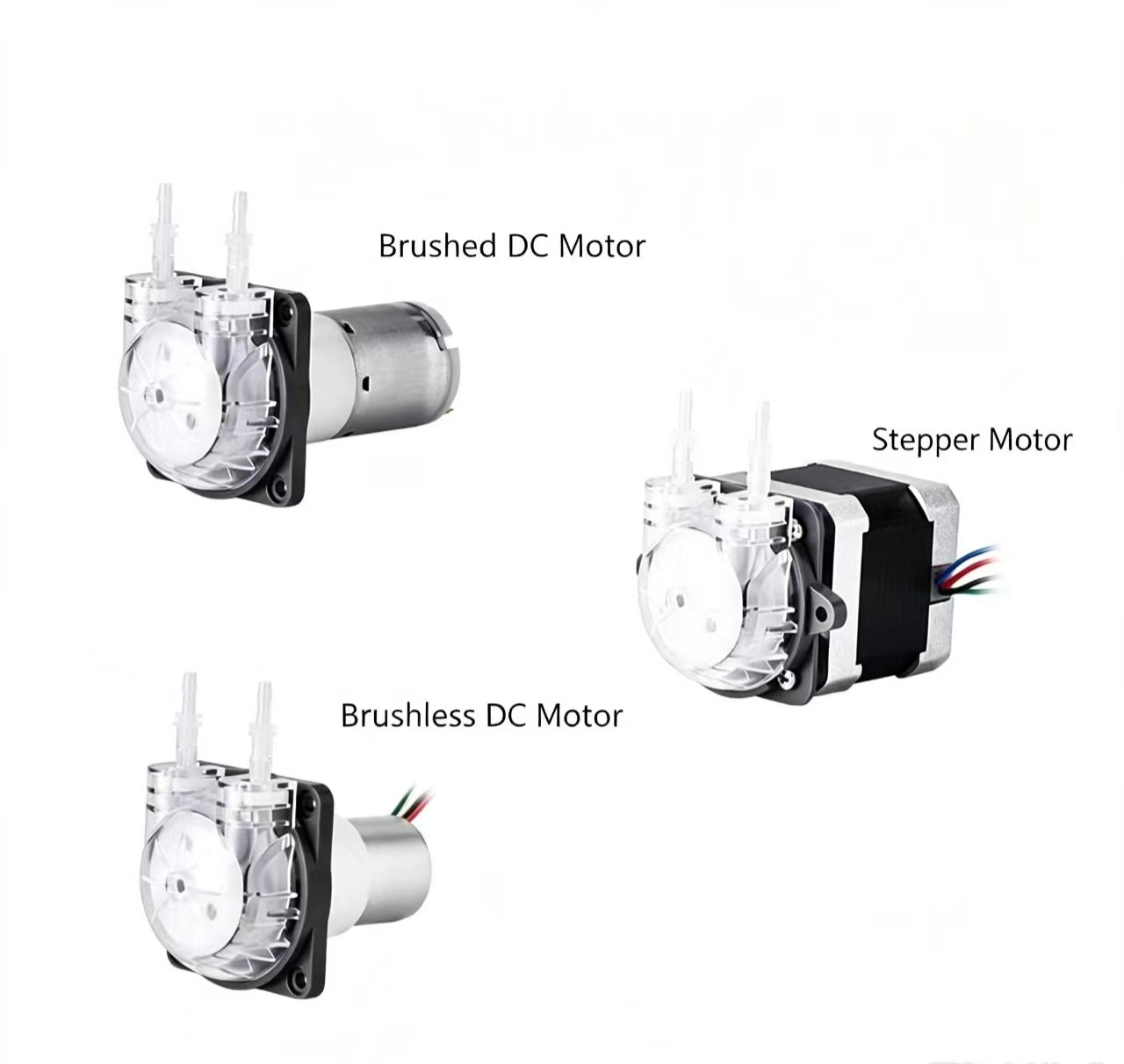 Mini Peristaltic Pump 12V - مضخة تمعجية دقيقة من PENGPU بمحرك