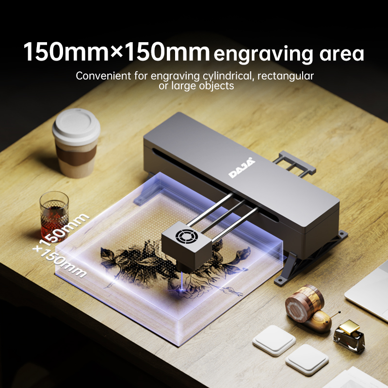 جديد DAJA DJ7 الليزر حفارة الت - مراجعة Fiber Laser Marking Machine 30W وسعره