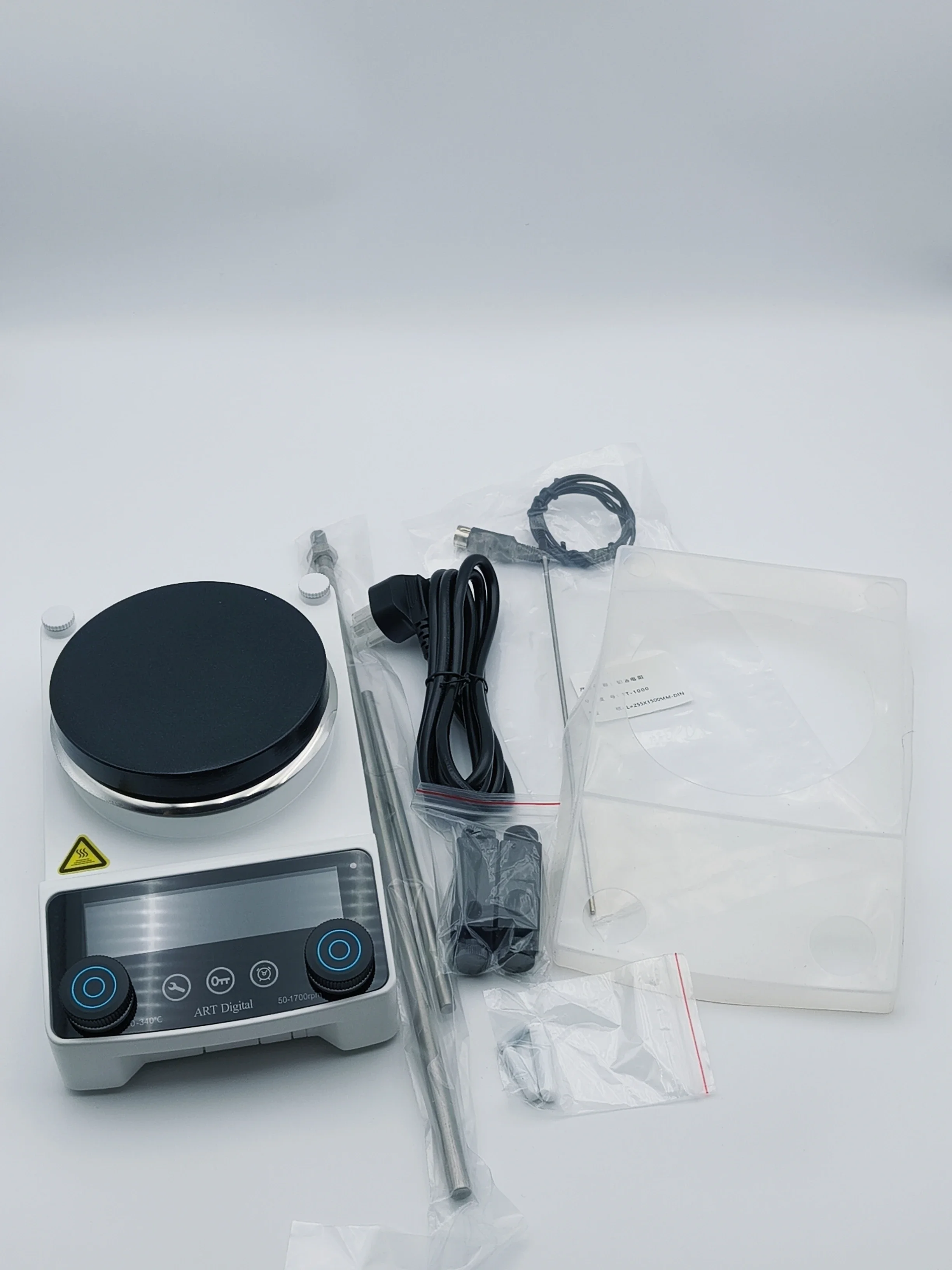 خلاط مغناطيسي بشاشة LCD رقمية  - مراجعة Lab Magnetic Stirrer Hot Plate وسعره